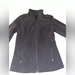 Hard shell black jacket